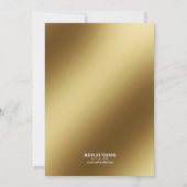 Invitation à la fête de retraite d'un policier (Dos)