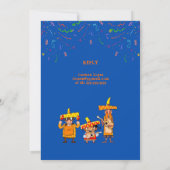 Invitation à la fête de retraite Fun Fiesta (Dos)
