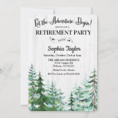 Invitation à la fête de retraite L'Aventure Commen (Devant)