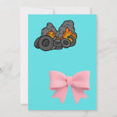 Invitation à la fête de révélation du sexe Bébé Fa (Dos)
