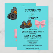 Invitation à la fête de révélation du sexe Bébé Fa (Devant / Derrière)
