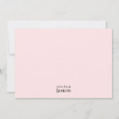 Invitation à la fête de Saint-Valentin (Dos)