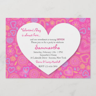 Invitation à la fête de Saint-Valentin