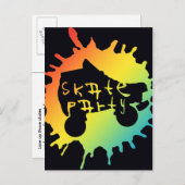 invitation à la fête de skate splatz (Devant / Derrière)