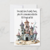 Invitation à la fête de Summerween Kids Beach (Dos)