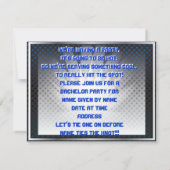 Invitation à la fête de surprise Bachelorette Bach (Dos)