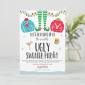 Invitation à la fête de Sweater moche Noël Elfed U (Debout devant)