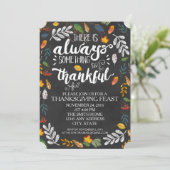 Invitation à la fête de Thanksgiving (Debout devant)