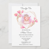 Invitation à la fête de thé en Fête des mariées ro (Devant)