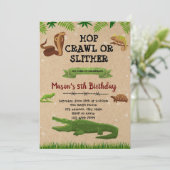 Invitation à la fête de thème d'anniversaire de ré (Debout devant)