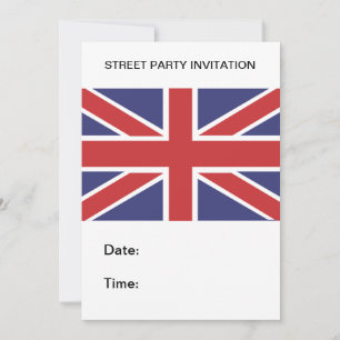 Invitation à la fête de Union Jack Street