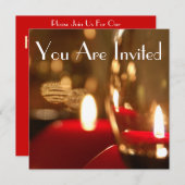 Invitation à la fête de vacances (Devant / Derrière)