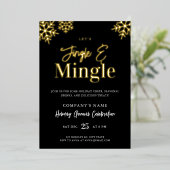 Invitation à la fête de vacances de l'entreprise m (Debout devant)