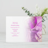 Invitation à la fête de volley-ball pour filles ro (Debout devant)