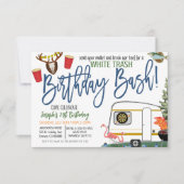 Invitation à la Fête de White Trash (Devant)