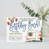 Invitation à la Fête de White Trash (Debout devant)