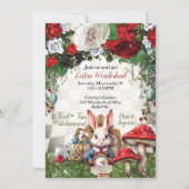 Invitation à la fête de Wonderland (Dos)