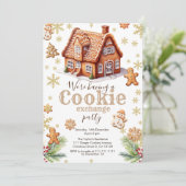 Invitation à la fête d'échange de biscuits (Debout devant)