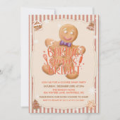 Invitation à la fête d'échange de biscuits vintage (Devant)