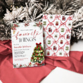 Invitation à la fête d'échange de cadeaux des chos