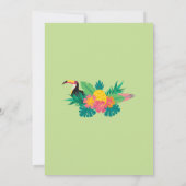 Invitation à la fête d'engagement de l'ananas trop (Dos)