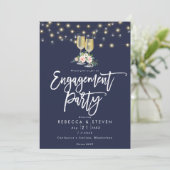 invitation à la fête d'engagement floral de la mar (Debout devant)