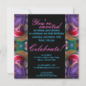 Invitation à la fête des 21e célébrations (Dos)