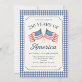 Invitation à la fête des 250 ans d'Amérique (Devant)