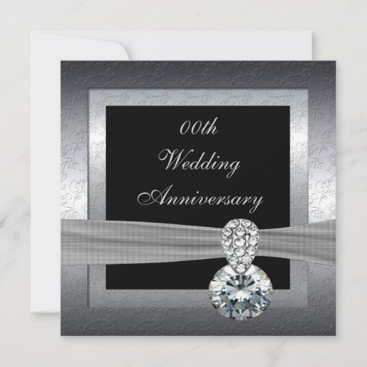 Invitation à la fête des 25 ans de mariage (Devant)