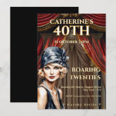 Invitation à la fête des 40 ans de Gatsby (Devant / Derrière)