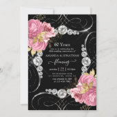 Invitation à la fête des 60 ans de mariage de diam (Devant)