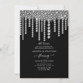 Invitation à la fête des 60 ans de mariage de diam (Devant)