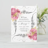 Invitation à la fête des 60 ans de mariage de diam (Debout devant)