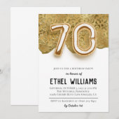 Invitation à la fête des 70 ans (Devant / Derrière)