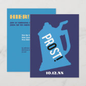 Invitation à la fête des 80 ans d'Alain Prost Bleu (Devant / Derrière)