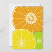 Invitation à la fête des agrumes (Dos)