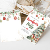 Invitation à la fête des amies de Noël