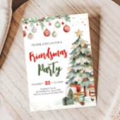 Invitation à la fête des amies de Noël