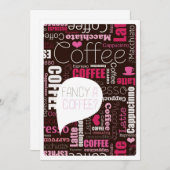 Invitation à la fête des amis du café (Devant / Derrière)