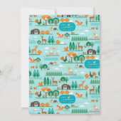 Invitation à la fête des animaux des bois (Dos)