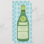 Invitation à la fête des anneaux de bouteilles de (Devant / Derrière)