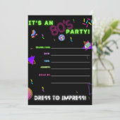 Invitation à la fête des années 80 (Debout devant)