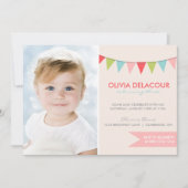 Invitation à la fête des Anniversaires de enfants (Devant)