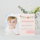 Invitation à la fête des Anniversaires de enfants (Debout devant)