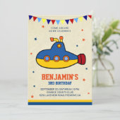 Invitation à la fête des Anniversaires de enfants  (Debout devant)