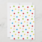 Invitation à la fête des Anniversaires de enfants  (Dos)