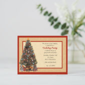 Invitation à la fête des arbres de Noël (Debout devant)