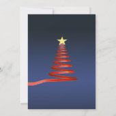 Invitation à la fête des arbres de Noël (Dos)