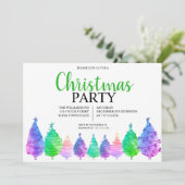 Invitation à la fête des arbres de Noël (Debout devant)