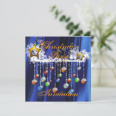 Invitation à la fête des Baubles de Noël (Debout devant)
